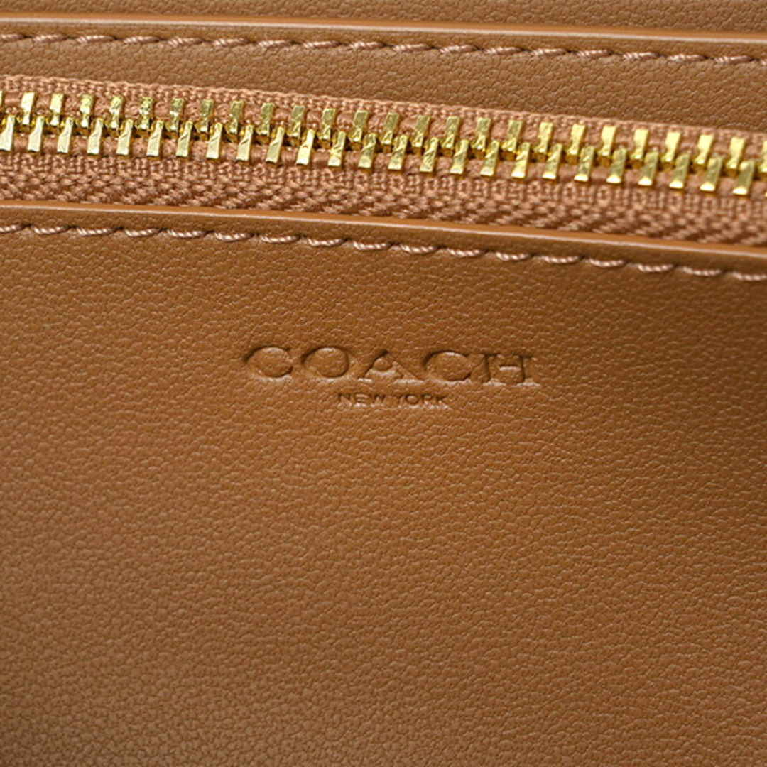 新品 コーチ COACH 長財布 ロング ジップ アラウンド ウォレット デニムマルチ