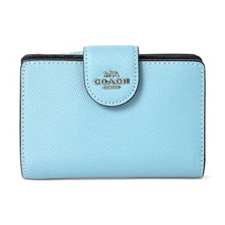 コーチ(COACH)の新品 コーチ COACH 2つ折り財布 MEDIUM CORNER ZIP WALLET ウォーターフォール(財布)