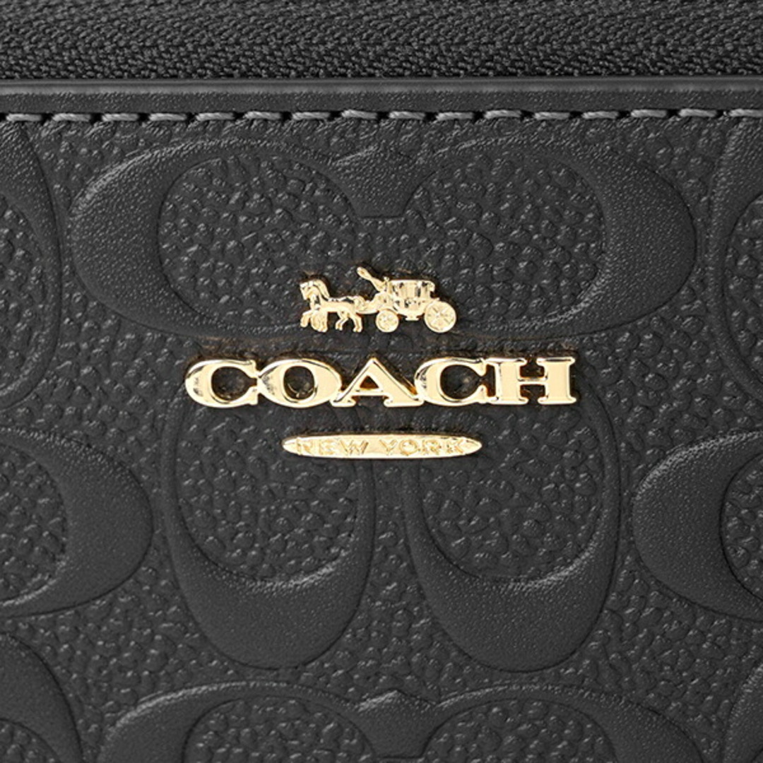 新品 コーチ COACH 長財布 ロング ジップアラウンド ウォレット ブラック