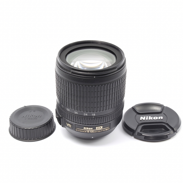 Nikon(ニコン)の✨広角〜中望遠✨ニコン Nikon AF-S DX 18-105mm スマホ/家電/カメラのカメラ(レンズ(ズーム))の商品写真