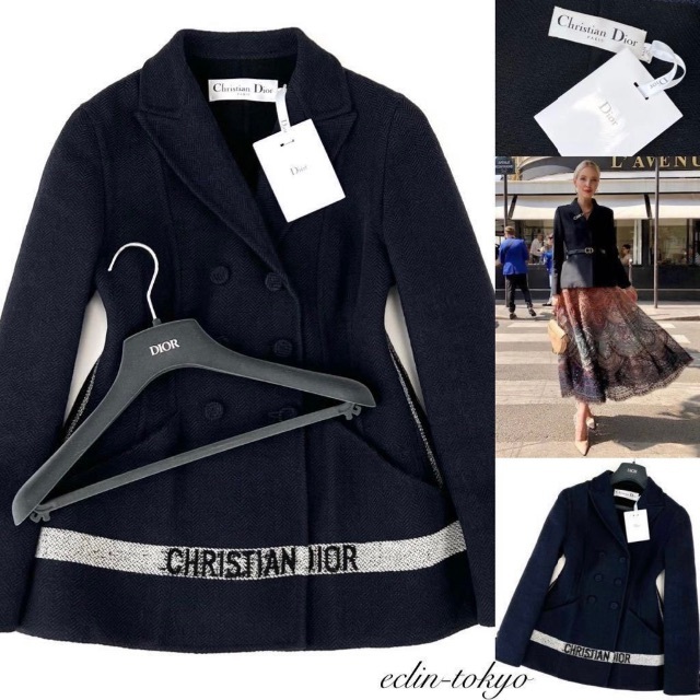Christian Dior(クリスチャンディオール)のDIOR BAR ジャケット 2点おまとめ E3802 E3805 レディースのジャケット/アウター(テーラードジャケット)の商品写真