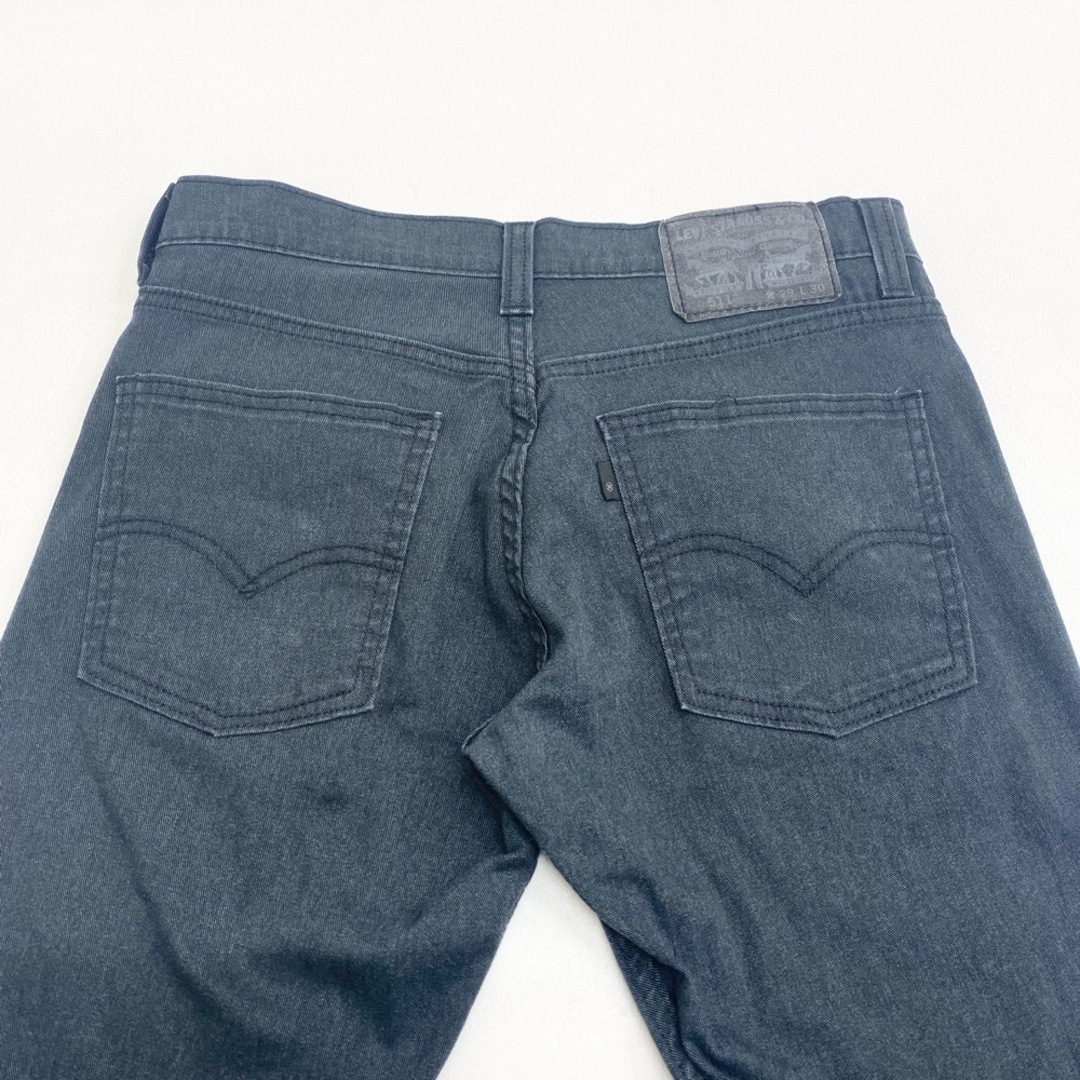 Levi's(リーバイス)のUS古着 リーバイス Levi's 511 ブラック デニム パンツ スキニー Slim Fit サイズ：W30 L29 【中古】 メンズのスーツ(スラックス/スーツパンツ)の商品写真