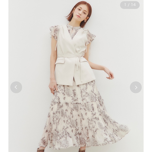 Sustainableドロストデザインジレ♡ セール www.gold-and-wood.com