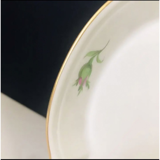 MEISSEN(マイセン)のマイセン　ピンクローズ　ピンクの薔薇　オーバルトレイ インテリア/住まい/日用品のキッチン/食器(食器)の商品写真