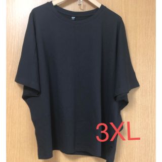 ユニクロ(UNIQLO)のユニクロ　コットン100  半袖ティシャツ　ブラック(Tシャツ(半袖/袖なし))