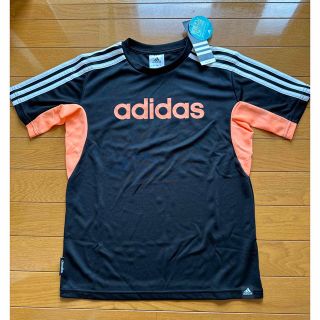 アディダス(adidas)のadidas Tシャツ BLACK × Orange 150cm 新品　未使用　(Tシャツ/カットソー)