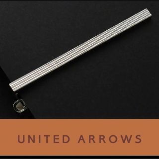 ユナイテッドアローズ(UNITED ARROWS)の4090◆ユナイテッドアローズ◆ネクタイピン◆シルバー～ダイヤカット◆タイピン(ネクタイピン)