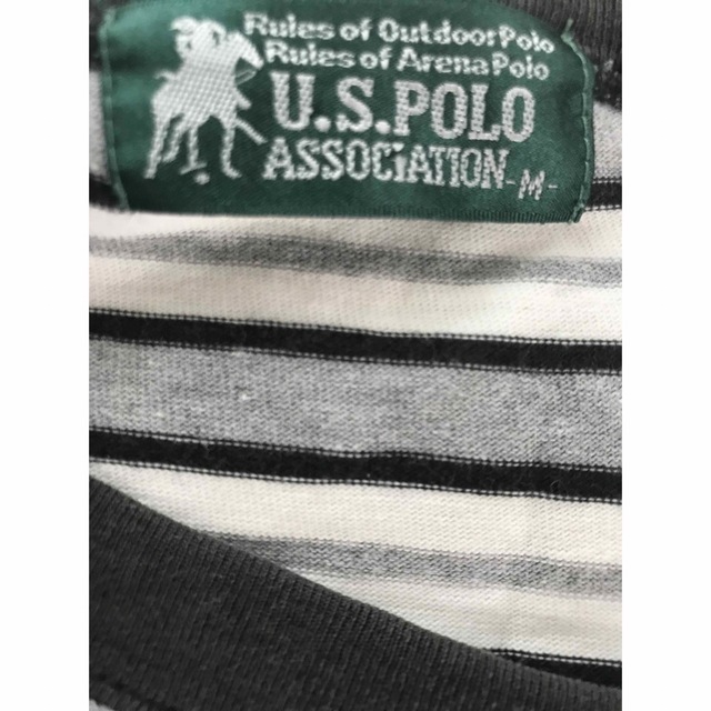 POLO RALPH LAUREN(ポロラルフローレン)のU.S.POLO ボーダー  袖なし カットソー Mサイズ uspolo  メンズのトップス(Tシャツ/カットソー(半袖/袖なし))の商品写真