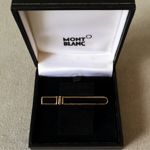 Montblanc/モンブラン タイピン ネクタイピン オニキス ゴールド