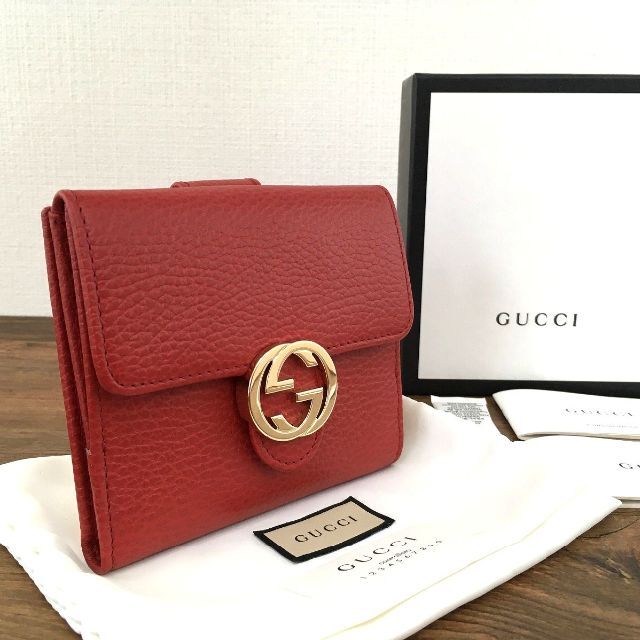 評判 未使用品 GUCCI コンパクトウォレット 615525 188