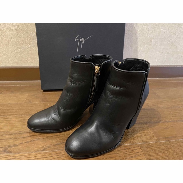 8㎝素材美品 ジュゼッペザノッティ GIUSEPPE ZANOTTI ショートブーツ35