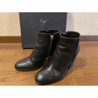 ジュベッゼサノッティ(GIUSEPPE ZANOTTI)の美品 ジュゼッペザノッティ GIUSEPPE ZANOTTI ショートブーツ35(ブーツ)