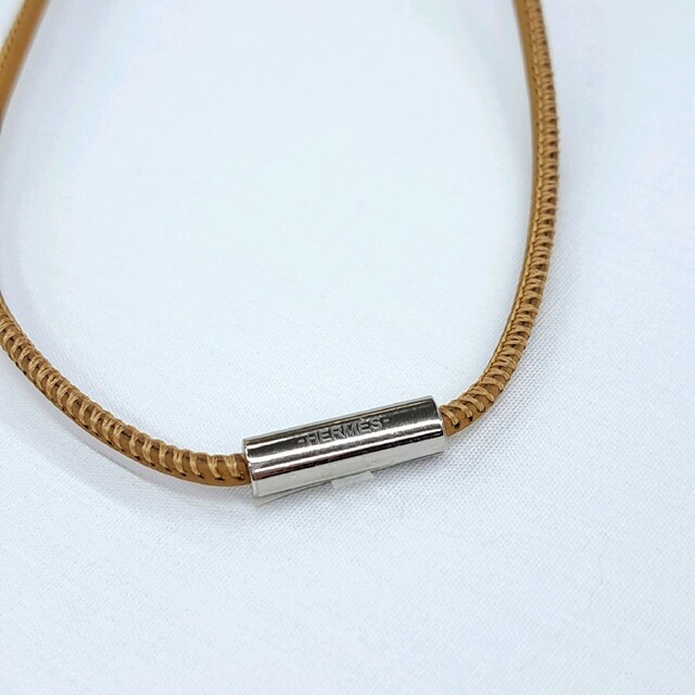 エルメス HERMES Hエキップ バッフォローホーン ネックレス ペンダント