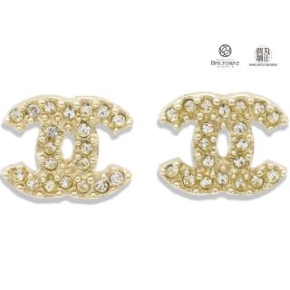 シャネル CHANEL ピアス ココマーク レジン/メタル クリア/ゴールド レディース 送料無料 e57154f