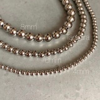 エンドフ 様♡ ●handmadeステンレスballネックレスS4mm●(ネックレス)