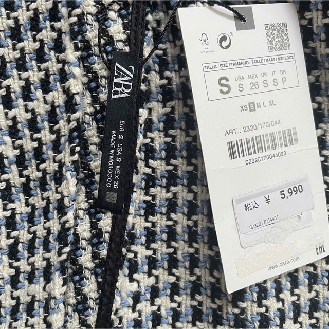 ZARA(ザラ)のzara sizs レディースのワンピース(ミニワンピース)の商品写真