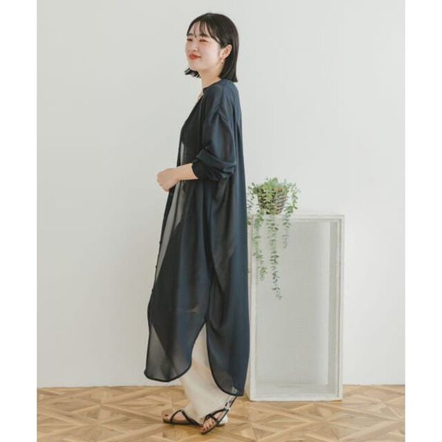 URBAN RESEARCH(アーバンリサーチ)の新品 2WAY 透け感 シアーシフォンワンピース アーバンリサーチ 羽織 レディースのトップス(シャツ/ブラウス(長袖/七分))の商品写真