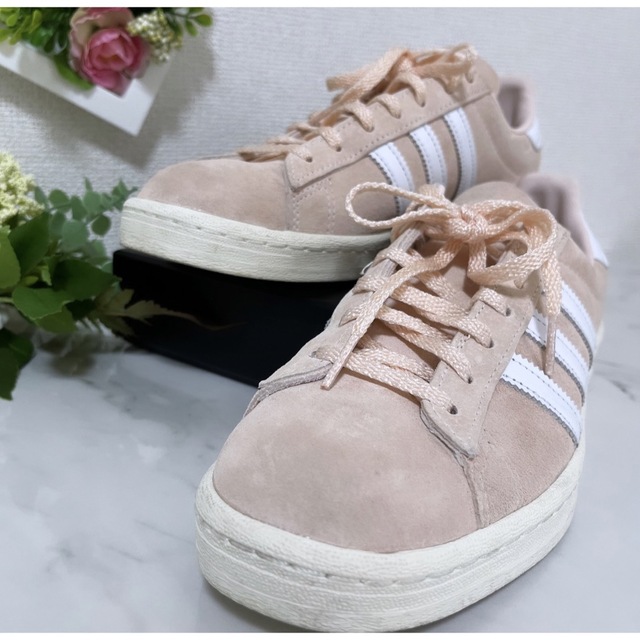 adidas(アディダス)の【完売品】adidas CAMPUS80S スニーカー　ピンク　25cm レディースの靴/シューズ(スニーカー)の商品写真