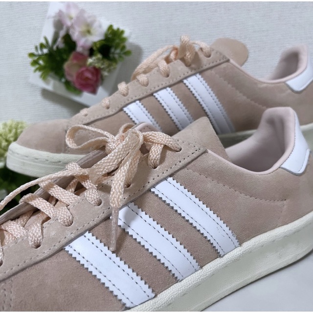 adidas(アディダス)の【完売品】adidas CAMPUS80S スニーカー　ピンク　25cm レディースの靴/シューズ(スニーカー)の商品写真