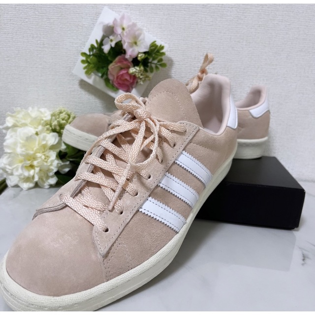 adidas(アディダス)の【完売品】adidas CAMPUS80S スニーカー　ピンク　25cm レディースの靴/シューズ(スニーカー)の商品写真