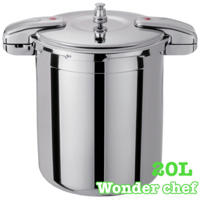 130L水の容量【値下中】ワンダーシェフ wonderchef プロビッグ両手圧力鍋NPDC20