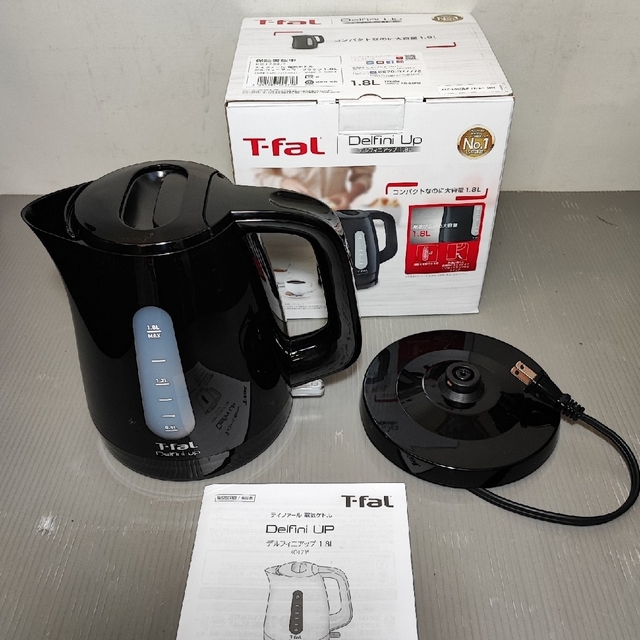 T-fal(ティファール)のティファール T-fal KO1738JP 電子ケトル デルフィニアップ 1.8 スマホ/家電/カメラの生活家電(電気ポット)の商品写真