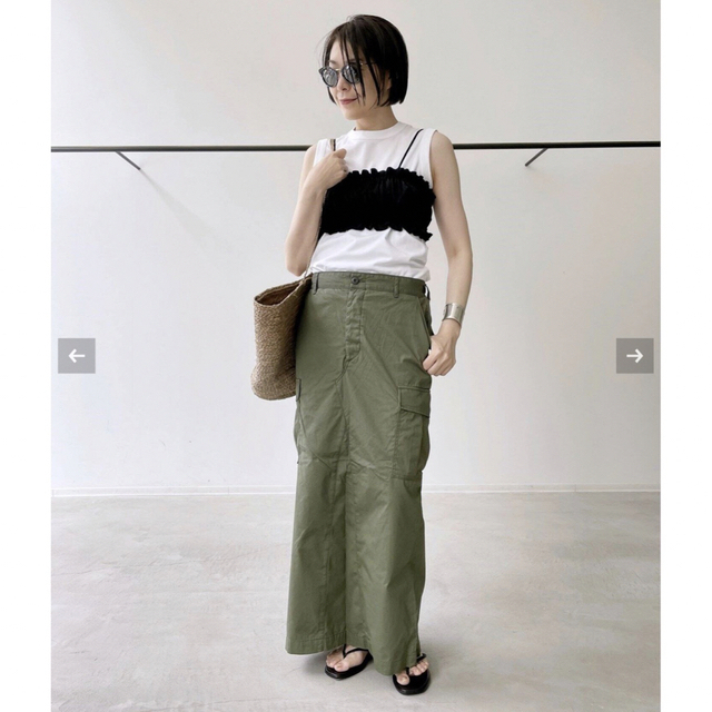 L'Appartement DEUXIEME CLASSE(アパルトモンドゥーズィエムクラス)の【L'Appartement 】CIOTA Cargo Maxi Skirt36 レディースのスカート(ロングスカート)の商品写真