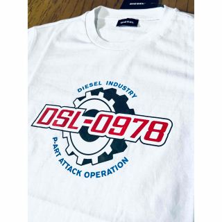 ディーゼル(DIESEL)のDIESEL  新品未使用　XXSサイズ　Tシャツ　カットソー　白　ディーゼル(Tシャツ/カットソー(半袖/袖なし))