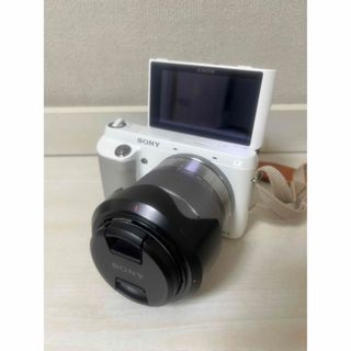 ソニー(SONY)のSONY NEX-F3ホワイト(ミラーレス一眼)