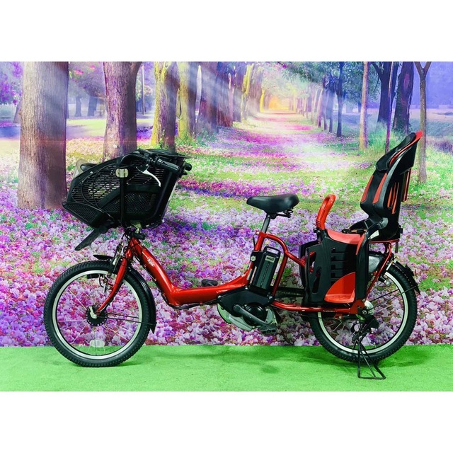 ☆5108子供乗せ電動アシスト自転車ヤマハ3人乗り対応20インチ - www