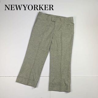 美品✨NEWYORKER ニューヨーカー ハーツパンツ ブラウン 13 ウール