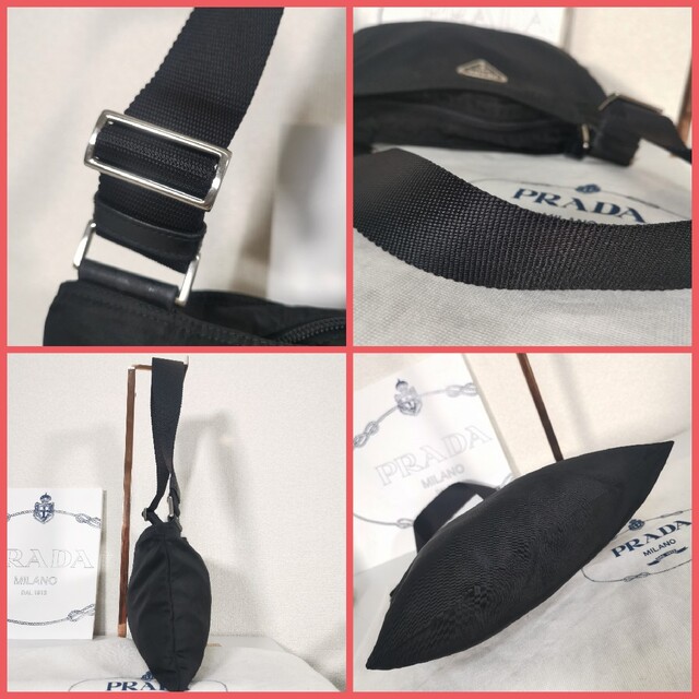 PRADA(プラダ)の【正規品】プラダPRADA ショルダーバッグ 白タグあり イタリア製 レディースのバッグ(ショルダーバッグ)の商品写真