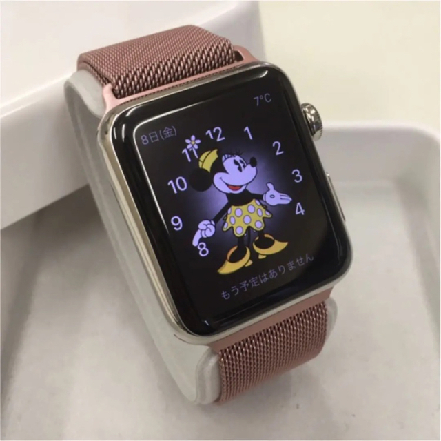 アップルウォッチ ステンレスモデル silver Apple Watch 38 【ギフト