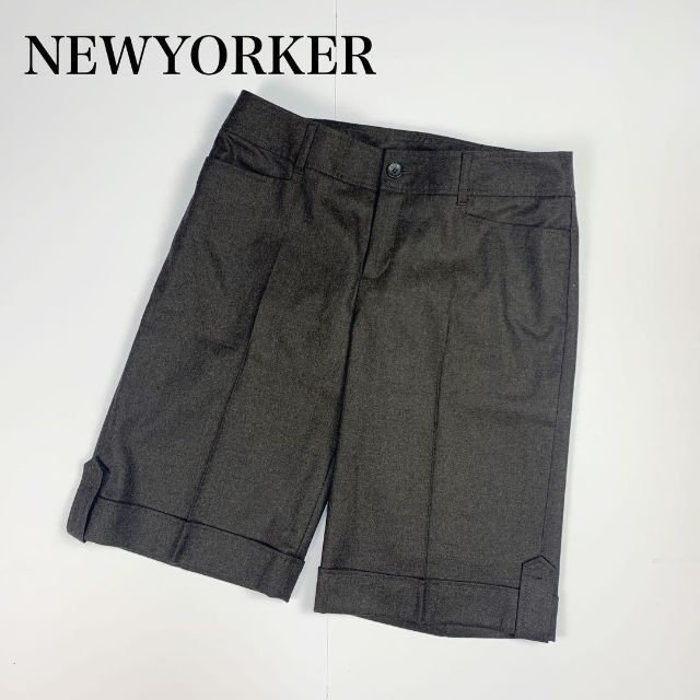 美品✨NEWYORKER ニューヨーカー ハーツパンツ ブラウン 13 ウールブランド