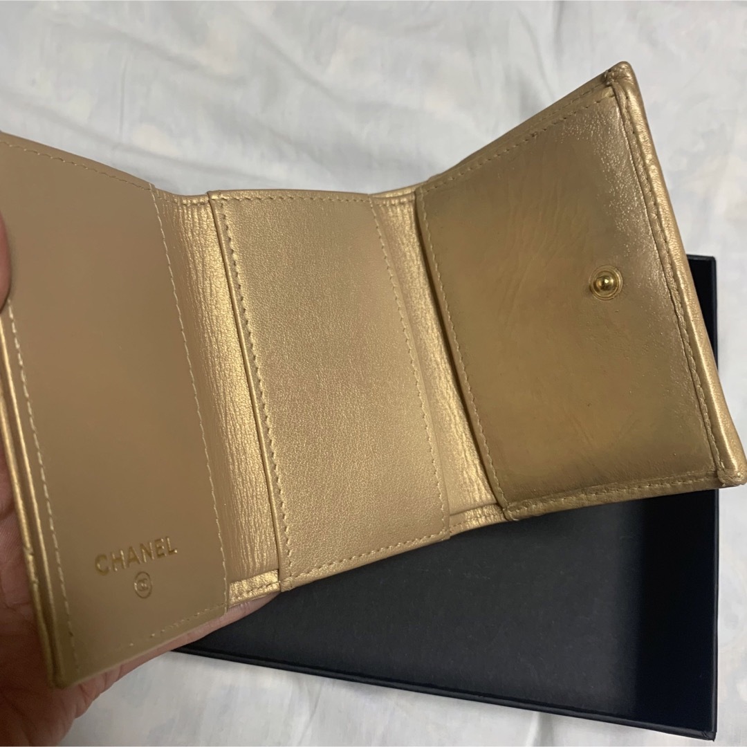 レア・美品 CHANEL シャネル カラフルココ マトラッセ 折り財布
