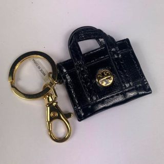 トリーバーチ(Tory Burch)のTORY BURCH トリーバーチ トートバック エラ ブラック エナメル 黒(トートバッグ)