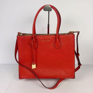 マイケルコース(Michael Kors)の2WAY MICHAEL KORSマイケルコースハンドショルダーバック レッド(ハンドバッグ)