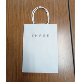 スリー(THREE)の紙袋 / THREE / グレー色 / 未使用(ショップ袋)