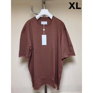 マルタンマルジェラ(Maison Martin Margiela)の新品 XL マルジェラ 22aw ガーメントダイ Tシャツ ブラウン 4667(Tシャツ/カットソー(半袖/袖なし))