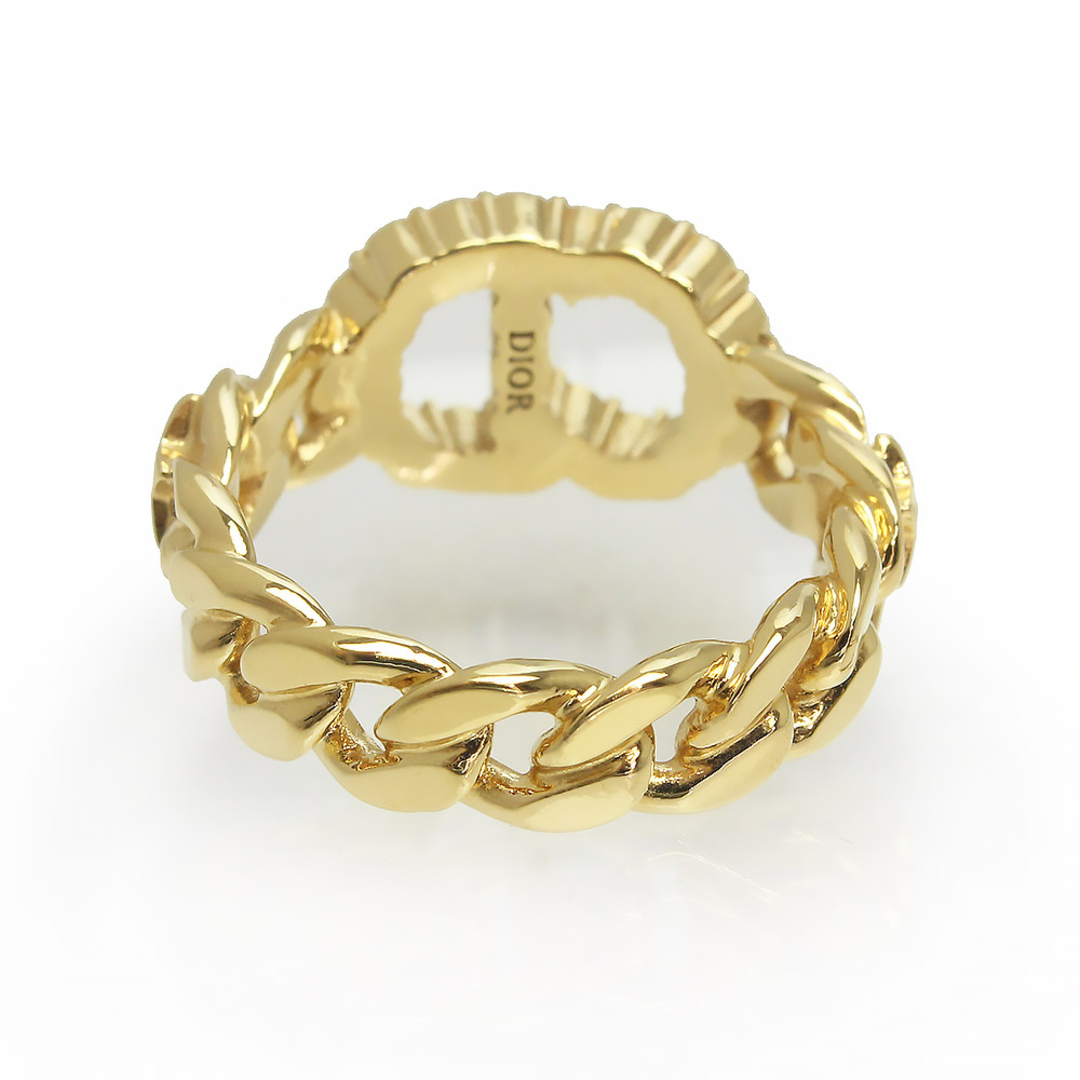 クリスチャンディオール クレール ディー リュヌ ラインストーン リング 指輪 ゴールド M #12号 R0988CDLCY Christian  Dior（新品・未使用品）