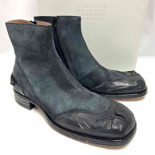 マルタンマルジェラ(Maison Martin Margiela)の42 新品 メゾンマルジェラ デストロイド アンクル ブーツ ダメージ 加工(ブーツ)