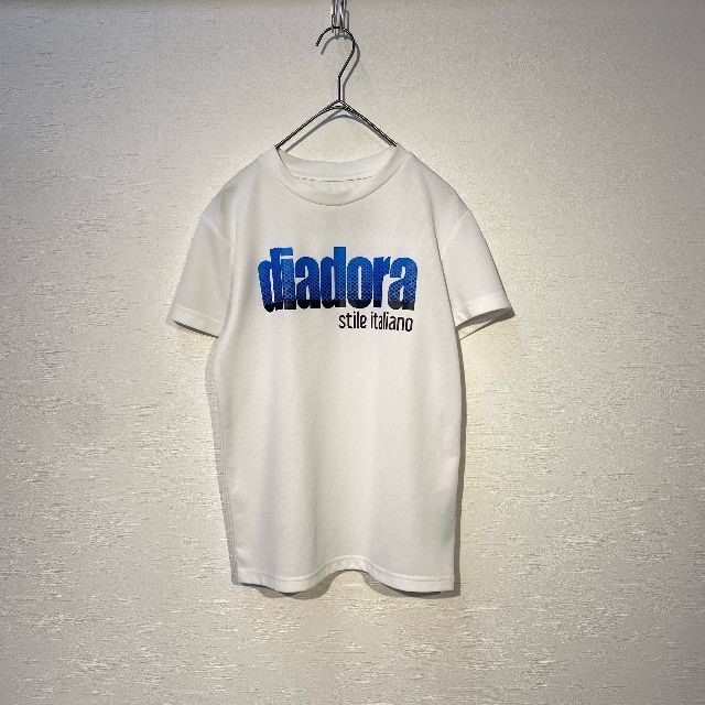 DIADORA(ディアドラ)の【DIADORA】 Tシャツ 白 レディースM レディースのトップス(Tシャツ(半袖/袖なし))の商品写真