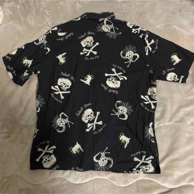 Schott Hawaiian skull shirts 豪奢な shop.shevacatom.co.il