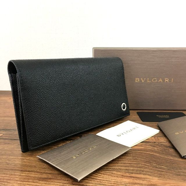 未使用品 BVLGARI 長財布 ブラック 189