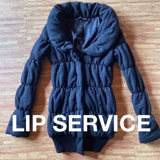 リップサービス(LIP SERVICE)のLIP SERVIC リップサービスコート　黒(ダッフルコート)