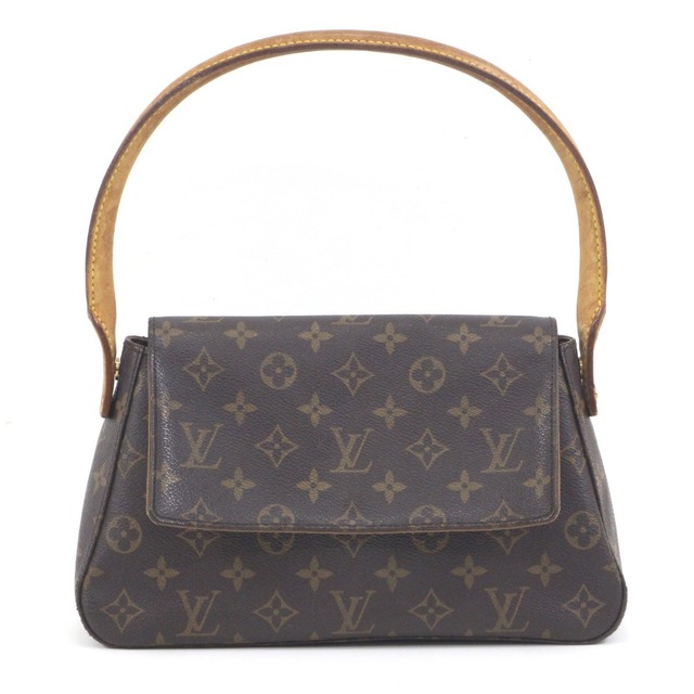 $$ LOUIS VUITTON ルイヴィトン モノグラム ミニルーピング ハンドバッグ M51147