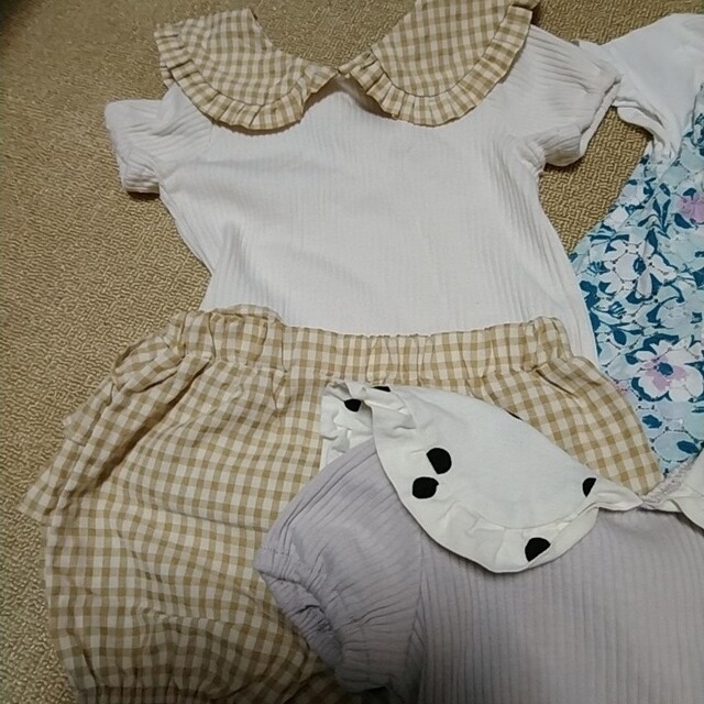 サイズ90⭐夏用セットアップ2セット キッズ/ベビー/マタニティのキッズ服女の子用(90cm~)(その他)の商品写真