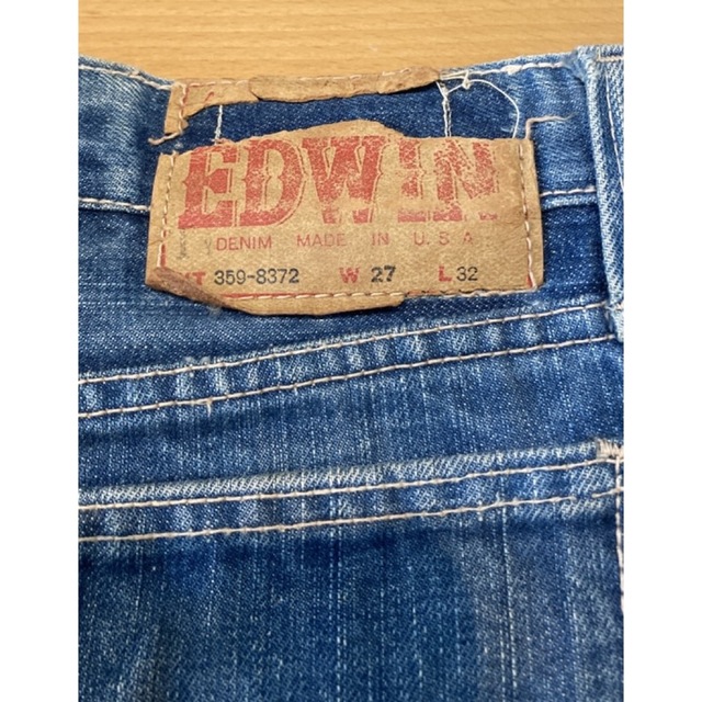 EDWIN(エドウィン)の希少ビンテージEDWINエドウィンUSAデニムベルボトムパンツ70s80sフレア メンズのパンツ(デニム/ジーンズ)の商品写真