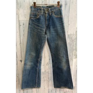 00s Y2K グランジ 鬼ヒゲ デニム フレアパンツ ベルボトム パンク