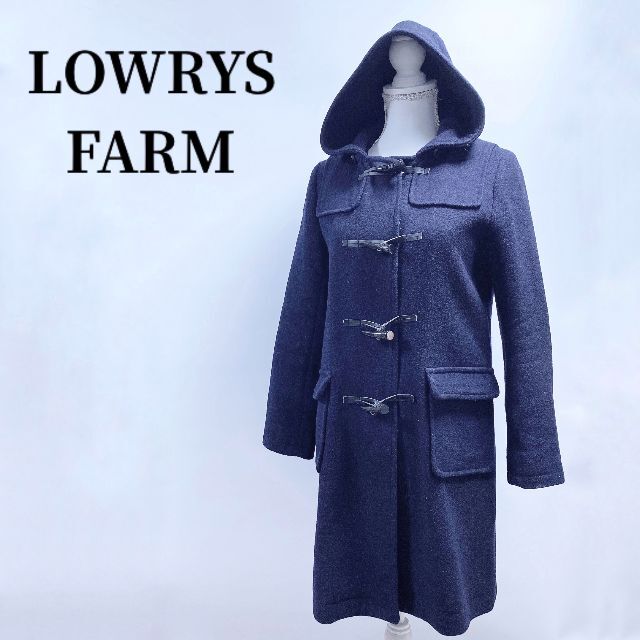 LOWRYS FARM(ローリーズファーム)のLOWRYS FARMローリーズファームダッフルコートネイビーMアウター レディースのジャケット/アウター(ダッフルコート)の商品写真